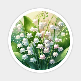 Lily of The Valley Magnet